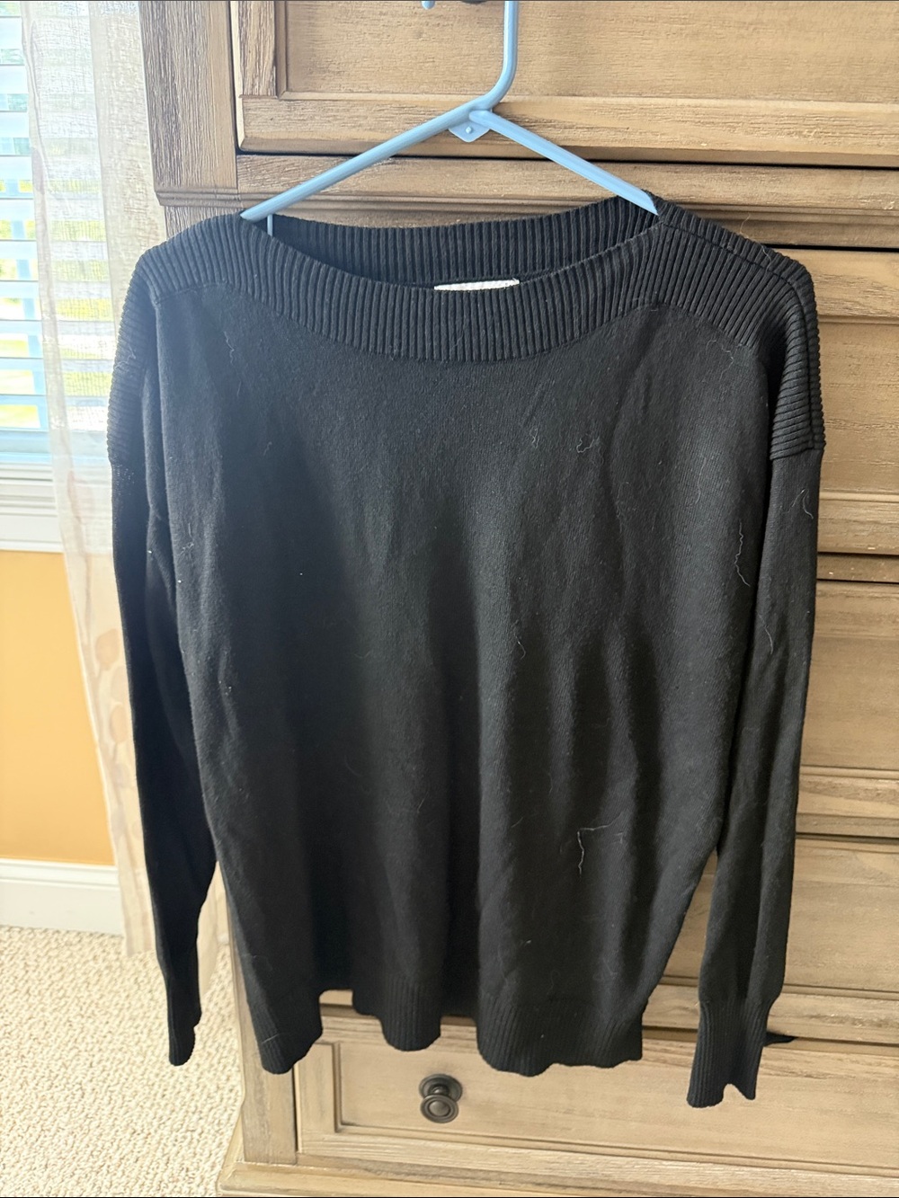 Staccato Black Crewneck Sweater